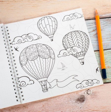 Рисунки спиртовыми маркерами