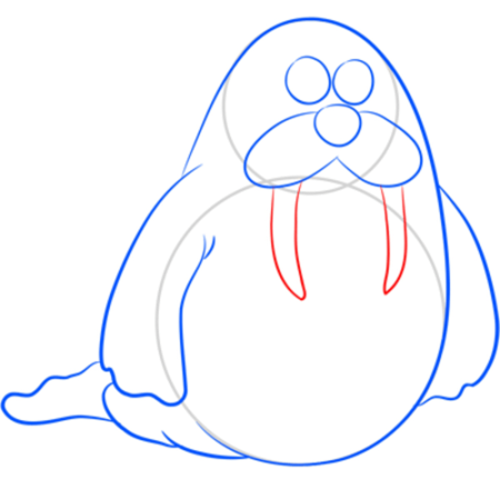 Моржи мультяшные