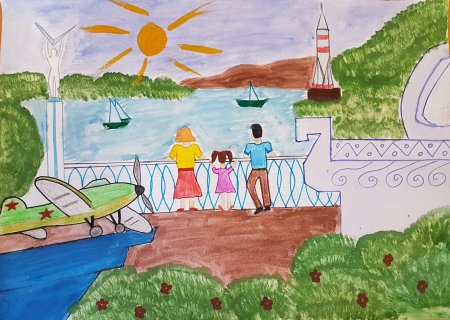 Рисунки посвященные параду памяти