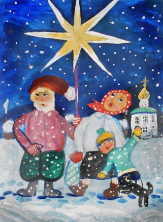Рождество Христово рисунки