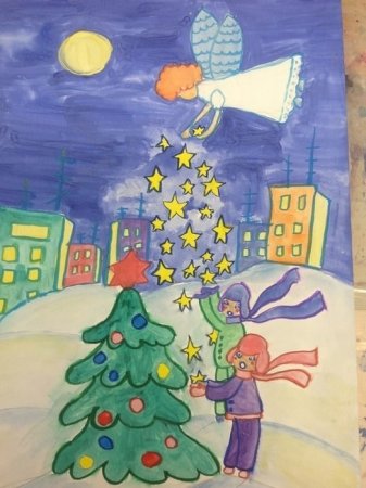 Колядки рисунок для детей