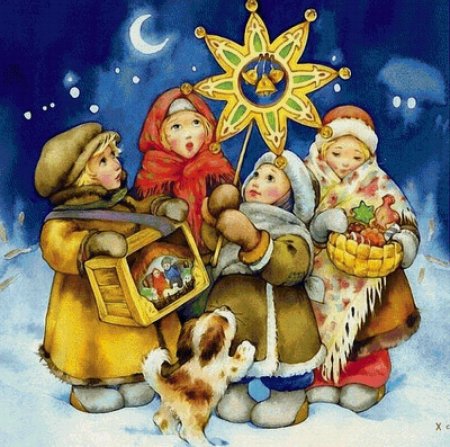 Рисунок на тему колядки