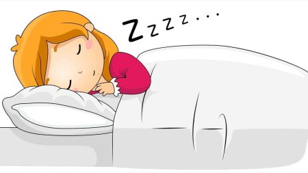 Ребенок спит рисунок