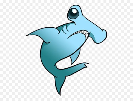 Акула карандашом