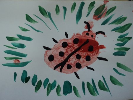 Урок изо пятно