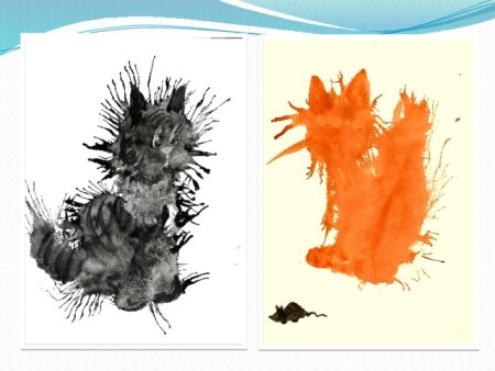 Рисование пятнами для детей