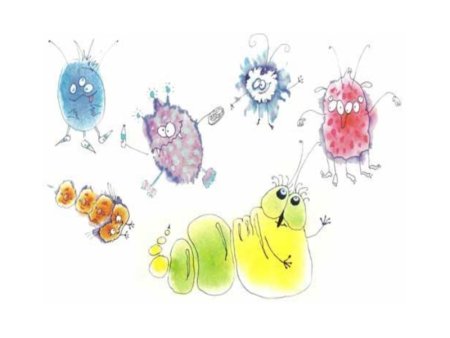 Рисование животных из клякс