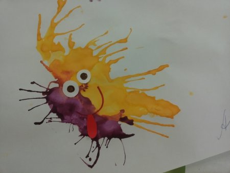 Мастер класс кляксография техника рисования для детей