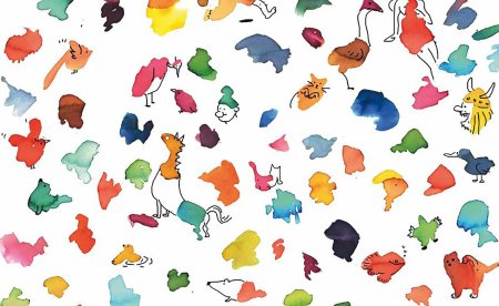 Кляксы для развития воображения детей