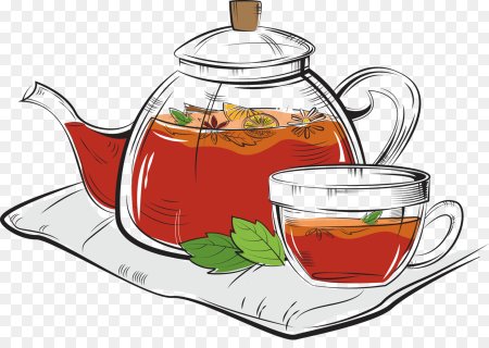 Чай нарисованный