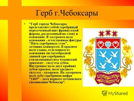 Герб города Чебоксары