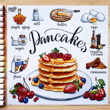 Книга рецептов с иллюстрациями