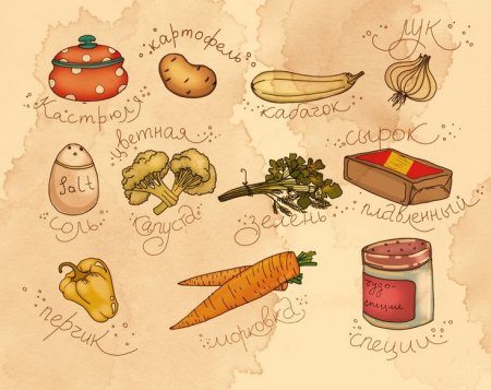 Рисованные рецепты