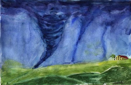 Буря гуашью