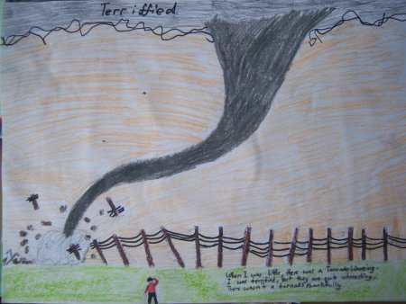 Ураган рисунок карандашом