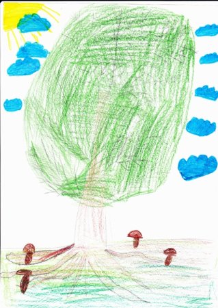 Буря детский рисунок