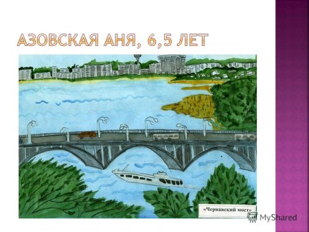 Рисунок моста Воронеж