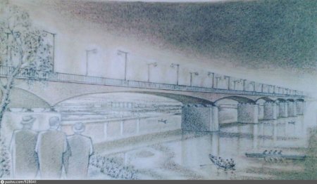 Пейзаж Саратовский мост