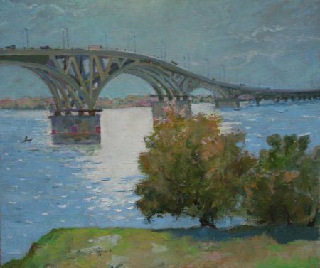 Коммунальный мост Красноярск вектор