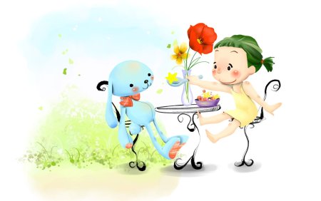 Веселые дети иллюстрация