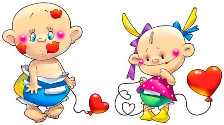 Забавный малыш рисунок