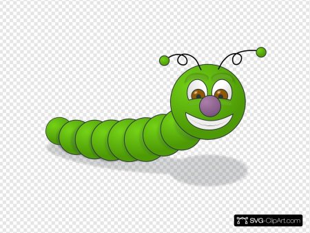 Гусеница ползет