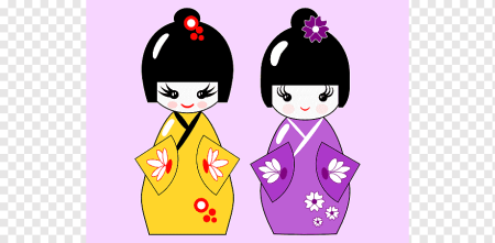 Кукла кокэси Inkscape