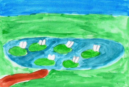 Рисунок водоема 4 класс