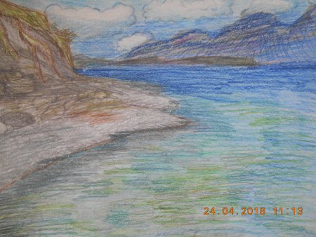 Рисунки про Байкал детские