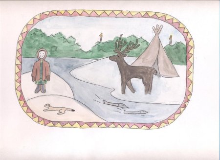 Югра рисунки Ханты манси