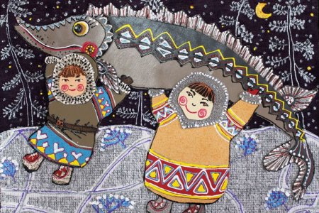 Коми Национальная одежда сарнаментами