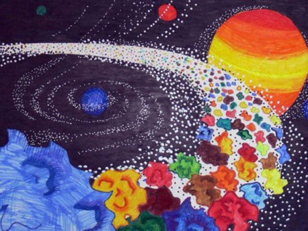 Космос рисунок