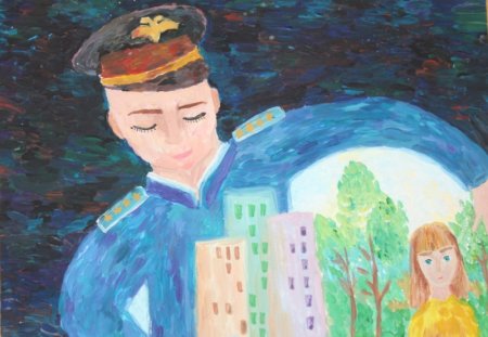 Полицейский рисунки победителей