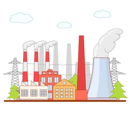 Завод рисунок