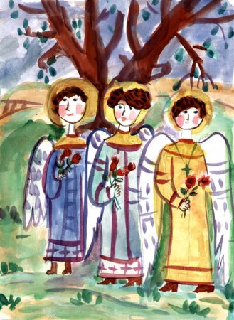 Троица для рисования