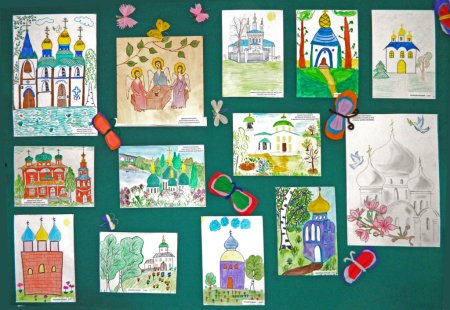 Рисунок к празднику Троица