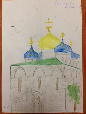 Троица детские рисунки