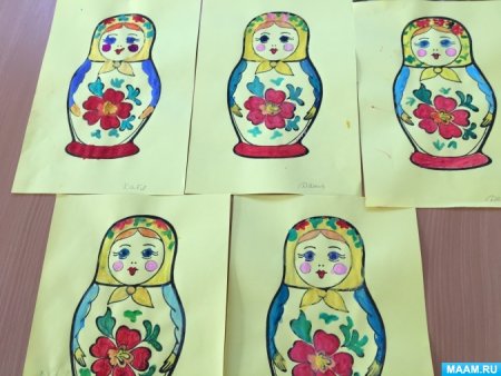 Семеновская Матрешка старшая группа