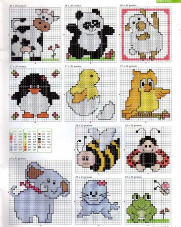 Маленькие вышивки