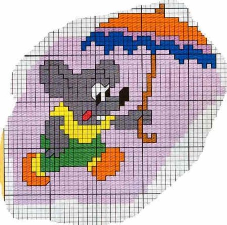 Вышивка крестом для детей