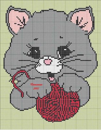 Изображение вышивки крестом