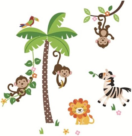 Африканские животные мультяшные