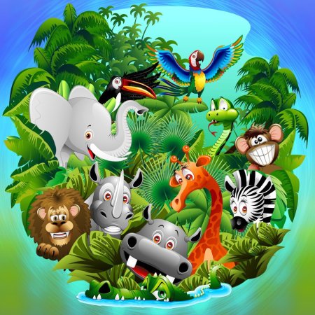 Джунгли фон