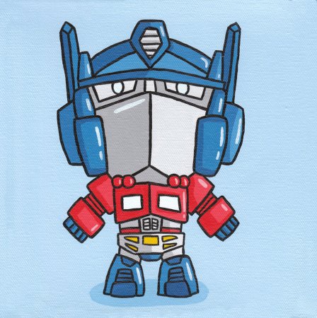 Optimus Prime risovat.