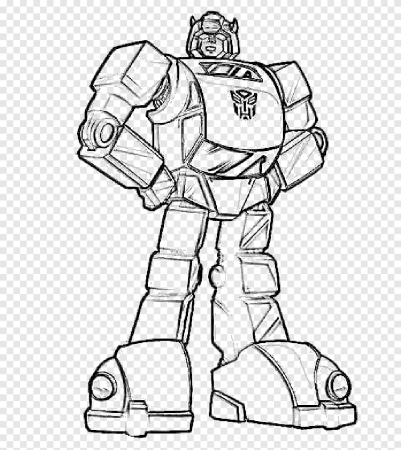 Раскраска трансформеры Бамблби