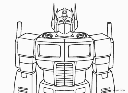 Боты спасатели раскраска Оптимус Прайм