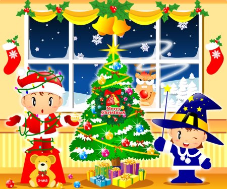 Карнавал дети новый год