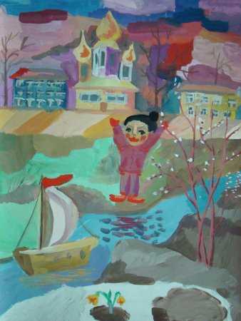 Рисование к стихам Татьяны Петуховой