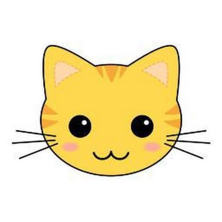 Мордочка мультяшного кота