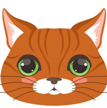 Маска кошки для детей